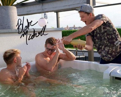Blake mitchell autographed gay - blake,