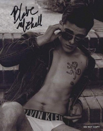 Blake mitchell autographed gay - autographed,