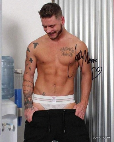 Josh moore autographed gay - josh,