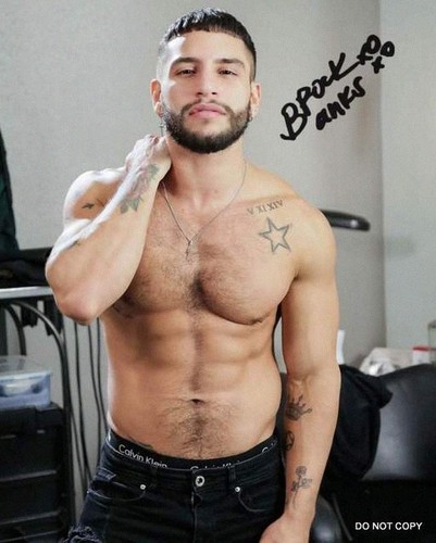Brock banks autographed gay - brock,