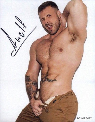 Austin wolf autographed - autographed, gay